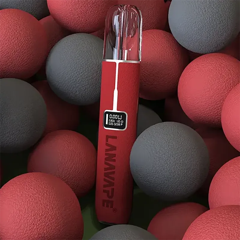 LANAVAPE 一代皮革換彈式主機 LANA 皮革系列電子煙主機 紅色