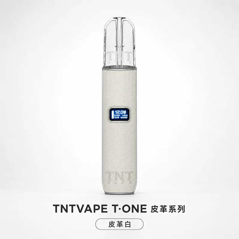 TNTVAPE T·ONE 皮革一代換彈式主機 TNT皮革電子煙主機 皮革白
