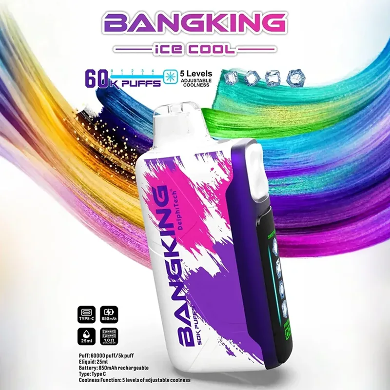 BANG KING 一次性電子煙|60000口 BANG KING 60000口一次性電子煙 草莓火龍果口味