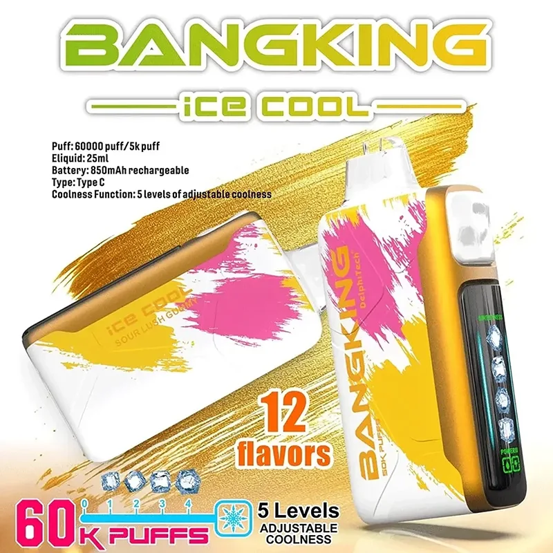 BANG KING 一次性電子煙|60000口 BANG KING 60000口一次性電子煙 酸甜軟糖口味