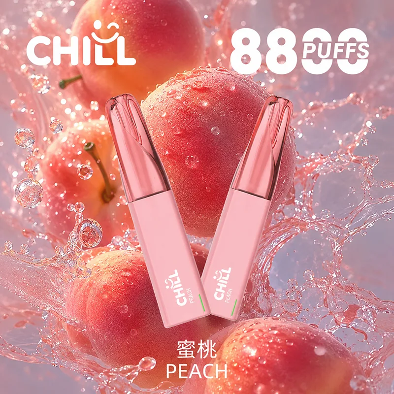 CHILL 鴨嘴獸 一次性電子煙|8800口 CHILL鴨嘴獸8800口一次性電子煙 蜜桃口味