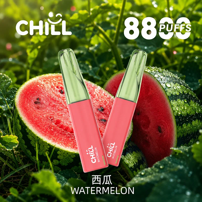 CHILL 鴨嘴獸 一次性電子煙|8800口 CHILL鴨嘴獸8800口一次性電子煙 西瓜口味