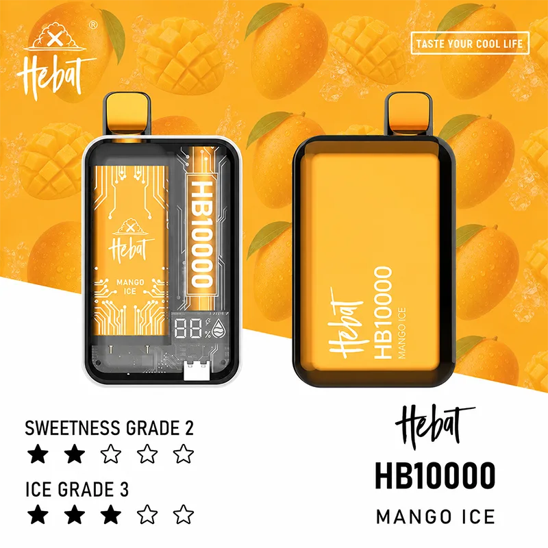 HEBAT 喜貝 一次性電子煙|10000口 HEBAT喜貝10000口一次性電子煙 芒果冰口味