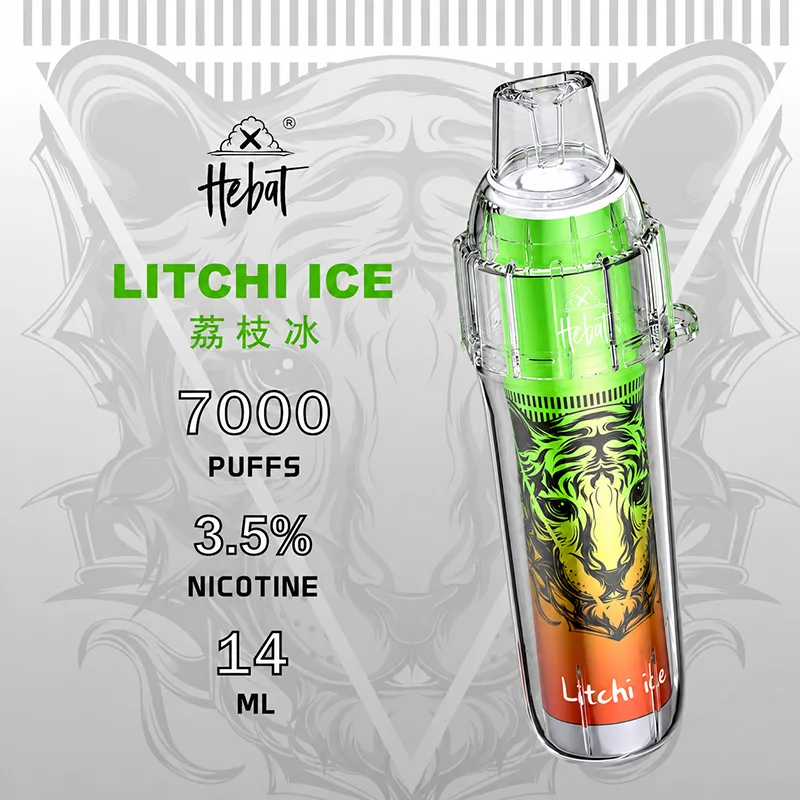 HEBAT 喜貝 一次性電子煙|7000口 HEBAT喜貝7000口一次性電子煙 荔枝冰口味
