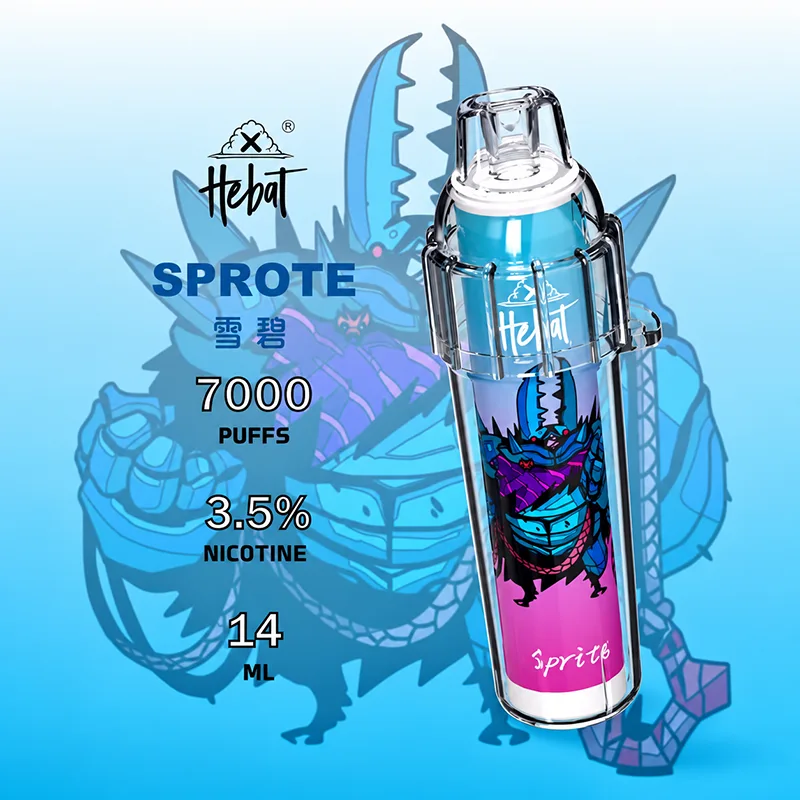 HEBAT 喜貝 一次性電子煙|7000口 HEBAT喜貝7000口一次性電子煙 雪碧口味