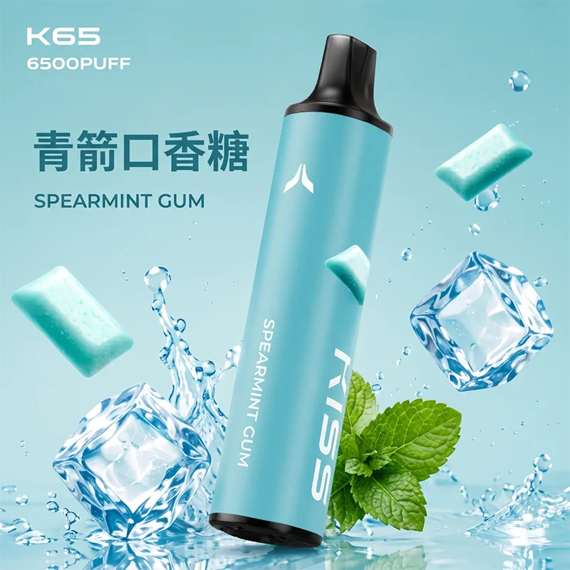 KIS5 K65 一次性電子煙|6500口 KIS5 6500口一次性電子煙 青箭口香糖口味