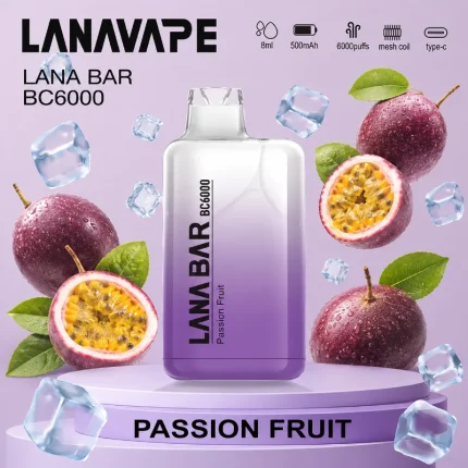 LANA 6000口一次性電子煙 百香果口味