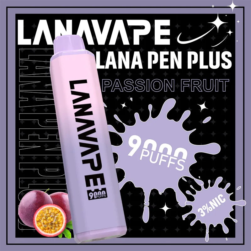 LANA PEN PLUS 一次性電子煙|9000口 LANA PEN PLUS 一次性電子煙 9000口 百香果口味
