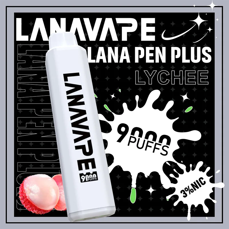 LANA PEN PLUS 一次性電子煙|9000口 LANA PEN PLUS 一次性電子煙 9000口 荔枝口味