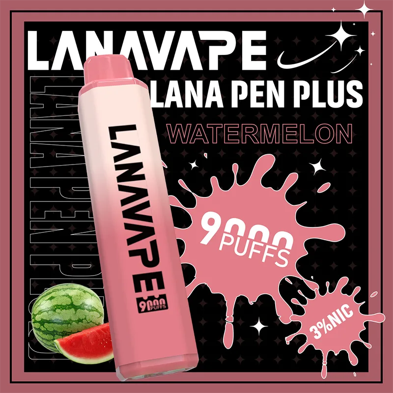 LANA PEN PLUS 一次性電子煙|9000口 LANA PEN PLUS 一次性電子煙 9000口 西瓜口味