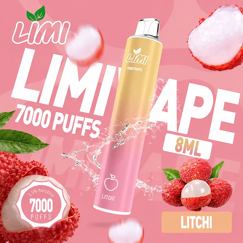 LIMI 一次性電子煙|7000口 LIMI 7000口一次性電子煙 清甜荔枝口味