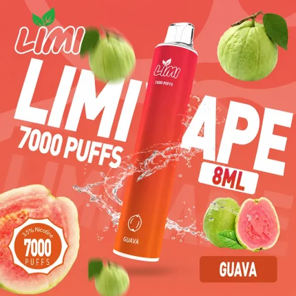 LIMI 7000口一次性電子煙 粉色芭樂口味