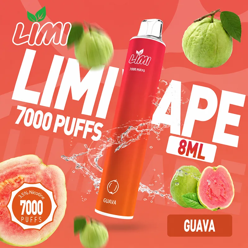 LIMI 一次性電子煙|7000口 LIMI 7000口一次性電子煙 粉色芭樂口味