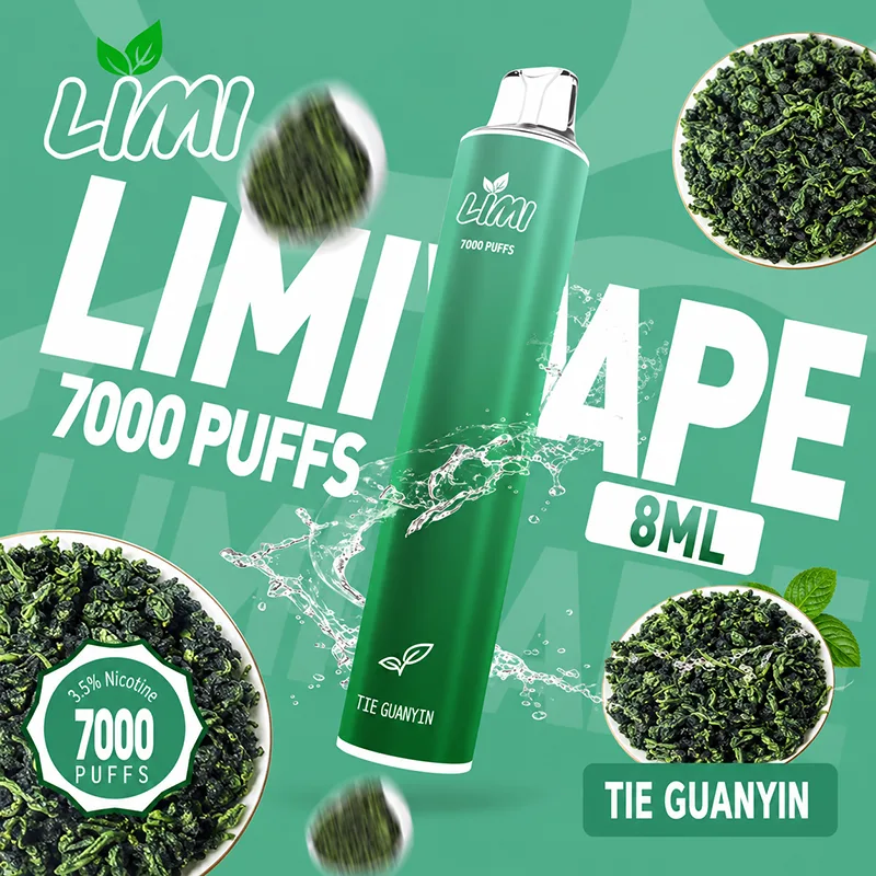 LIMI 一次性電子煙|7000口 LIMI 7000口一次性電子煙 鐵觀音口味
