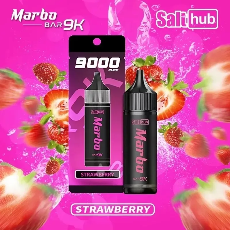 SALTHUB MARBO BAR 一次性電子煙|9000口 MARBO BAR 9000口一次性電子煙 草莓口味
