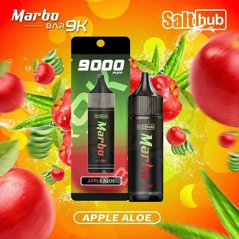 SALTHUB MARBO BAR 一次性電子煙|9000口 MARBO BAR 9000口一次性電子煙 蘋果蘆薈口味