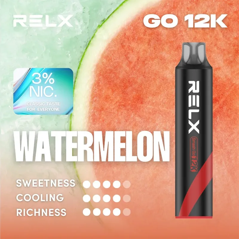 RELX Smash Go 一次性電子煙|12000口 RELX Smash Go 12000口一次性電子煙 西瓜口味