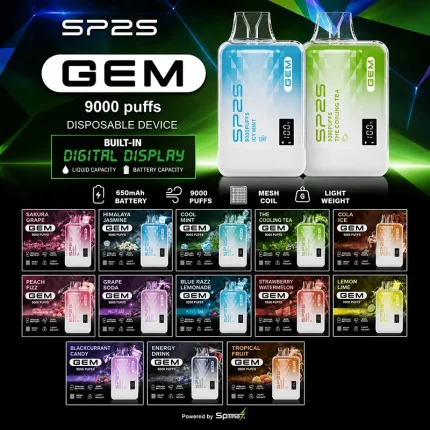 一次性電子煙 SP2S GEM 9000口